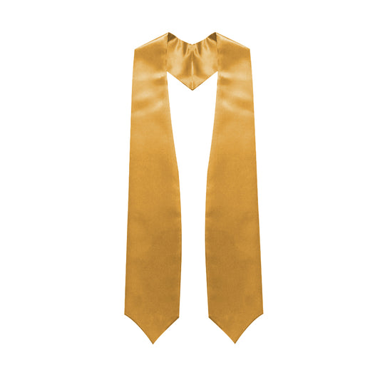 Antique Gold Graduation Stole by Wholesale Grad Supply