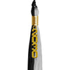 Black/Silver Graduation Tassel with Gold Stacked Date Drop by Wholesale Grad Supply