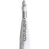 Grey/White Graduation Tassel with Silver Stacked Date Drop by Wholesale Grad Supply