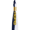 Navy Blue/White Graduation Tassel with Gold Stacked Date Drop by Wholesale Grad Supply