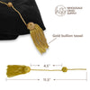 Doctoral Graduation Tam with Eight Sides by Wholesale Grad Supply