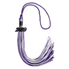 Purple/White Mixed Color Graduation Tassel with Black Date Drop by Wholesale Grad Supply