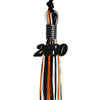 Black/Orange/White Mixed Color Graduation Tassel with Black Date Drop by Wholesale Grad Supply