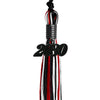 Black/Red/White Mixed Color Graduation Tassel with Black Date Drop by Wholesale Grad Supply