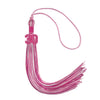 Pink/Hot Pink/White Mixed Color Graduation Tassel with Pink Date Drop by Wholesale Grad Supply