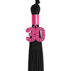 Black Graduation Tassel with Pink Bling Charm by Wholesale Grad Supply