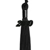 Black Graduation Tassel with Black Date Drop by Wholesale Grad Supply