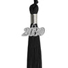 Black graduation tassel 2030 secondary