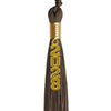 Brown Graduation Tassel with Gold Stacked Date Drop by Wholesale Grad Supply