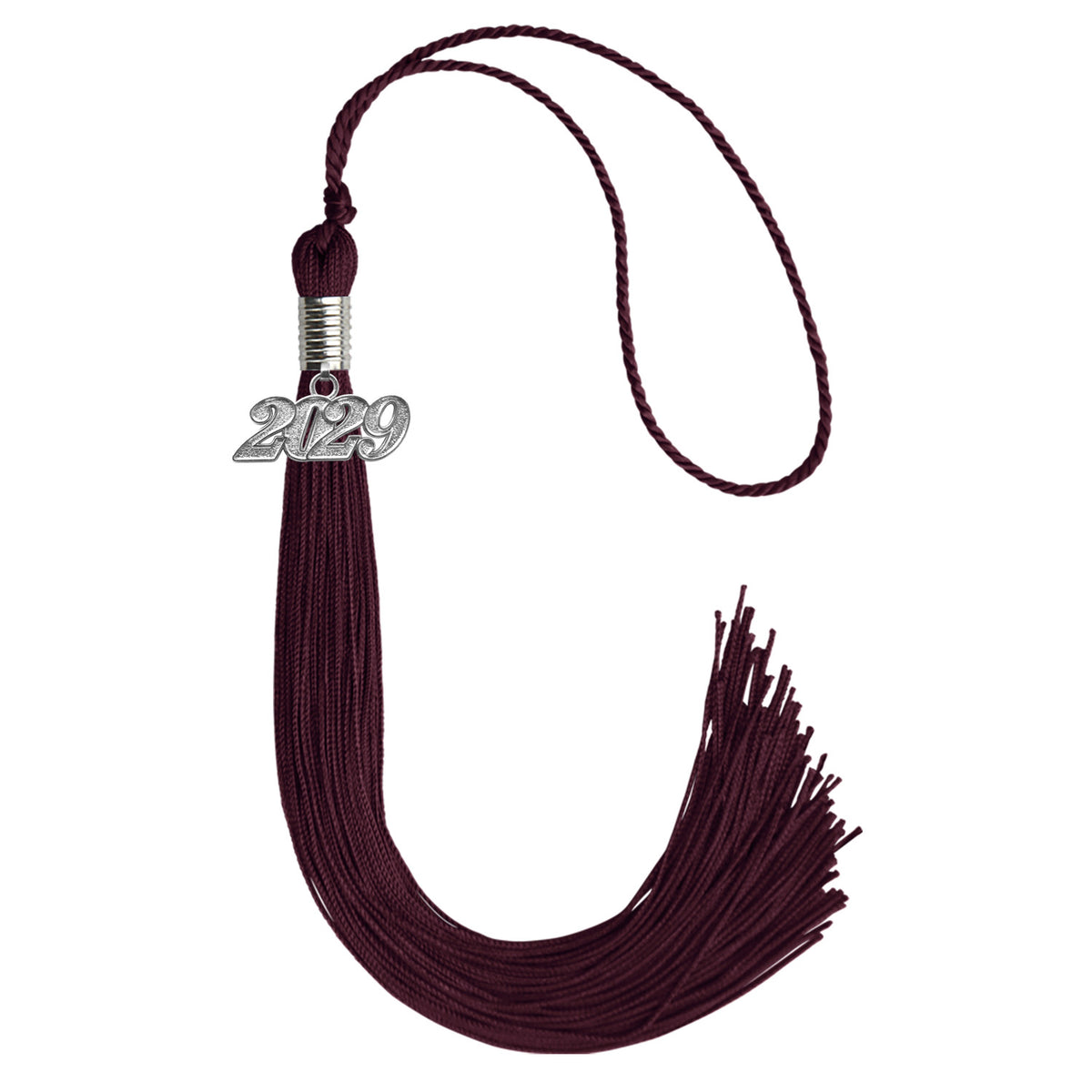 Maroon graduation tassel 2029
