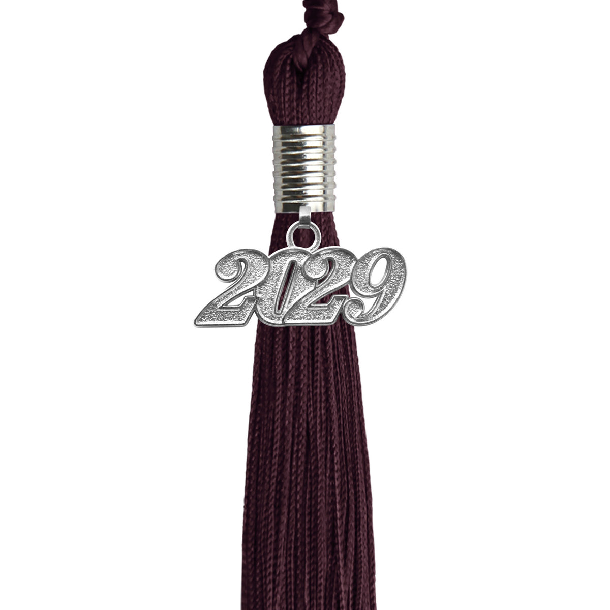 Maroon graduation tassel 2029 secondary