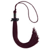 Maroon Graduation Tassel with Black Date Drop by Wholesale Grad Supply