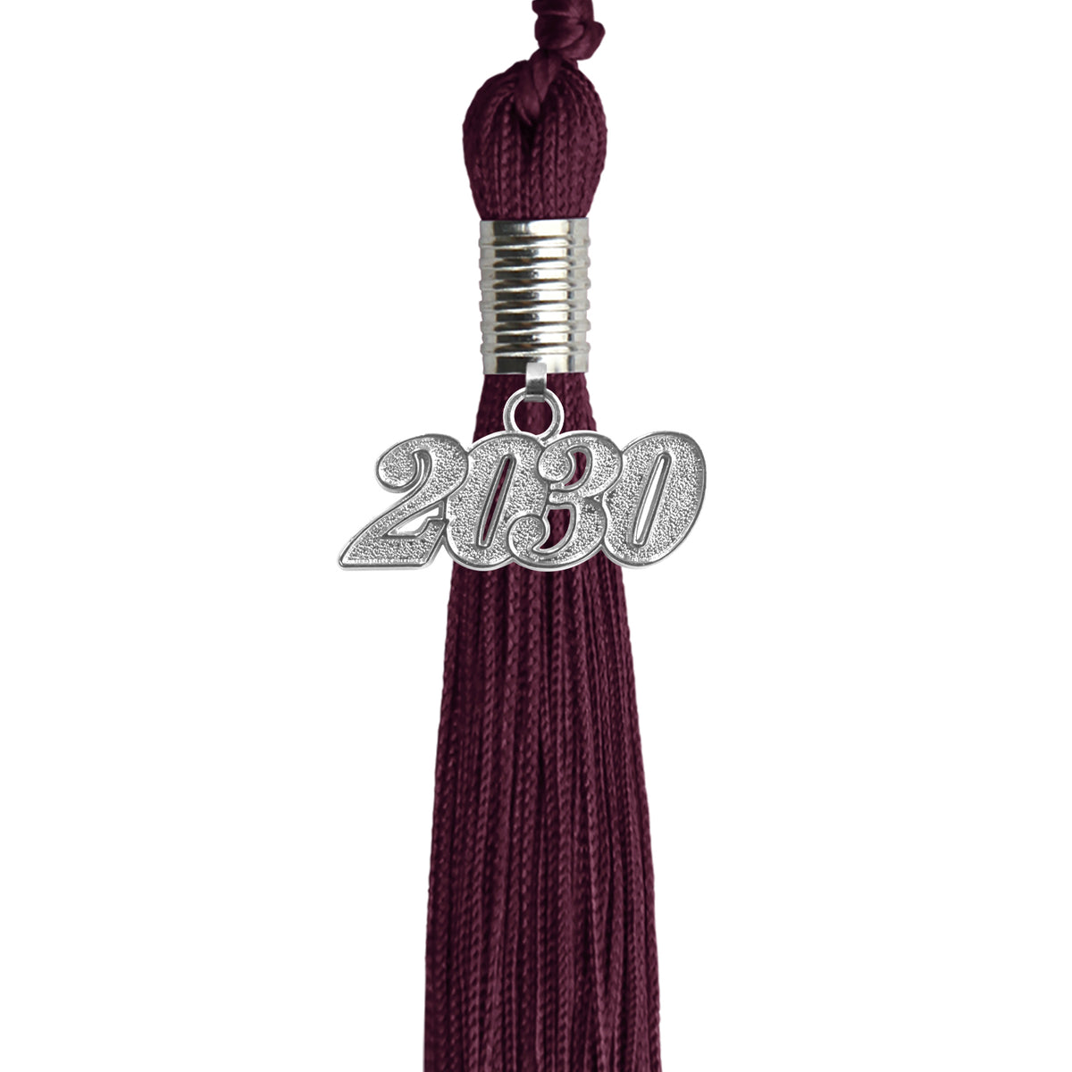 Maroon graduation tassel 2030 secondary