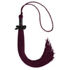 Maroon Graduation Tassel with Black Date Drop by Wholesale Grad Supply
