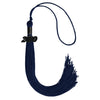 Navy Blue Graduation Tassel with Black Date Drop by Wholesale Grad Supply