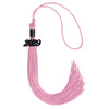 Pink Graduation Tassel with Black Date Drop by Wholesale Grad Supply
