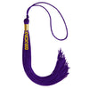 Purple Graduation Tassel with Gold Stacked Date Drop by Wholesale Grad Supply