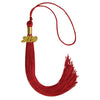 Red Graduation Tassel with Gold Date Drop by Wholesale Grad Supply