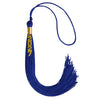 Royal Blue Graduation Tassel with Gold Stacked Date Drop by Wholesale Grad Supply