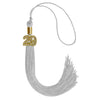 Silver Graduation Tassel with Gold Bling Charm by Wholesale Grad Supply