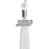 White graduation tassel 2029 secondary