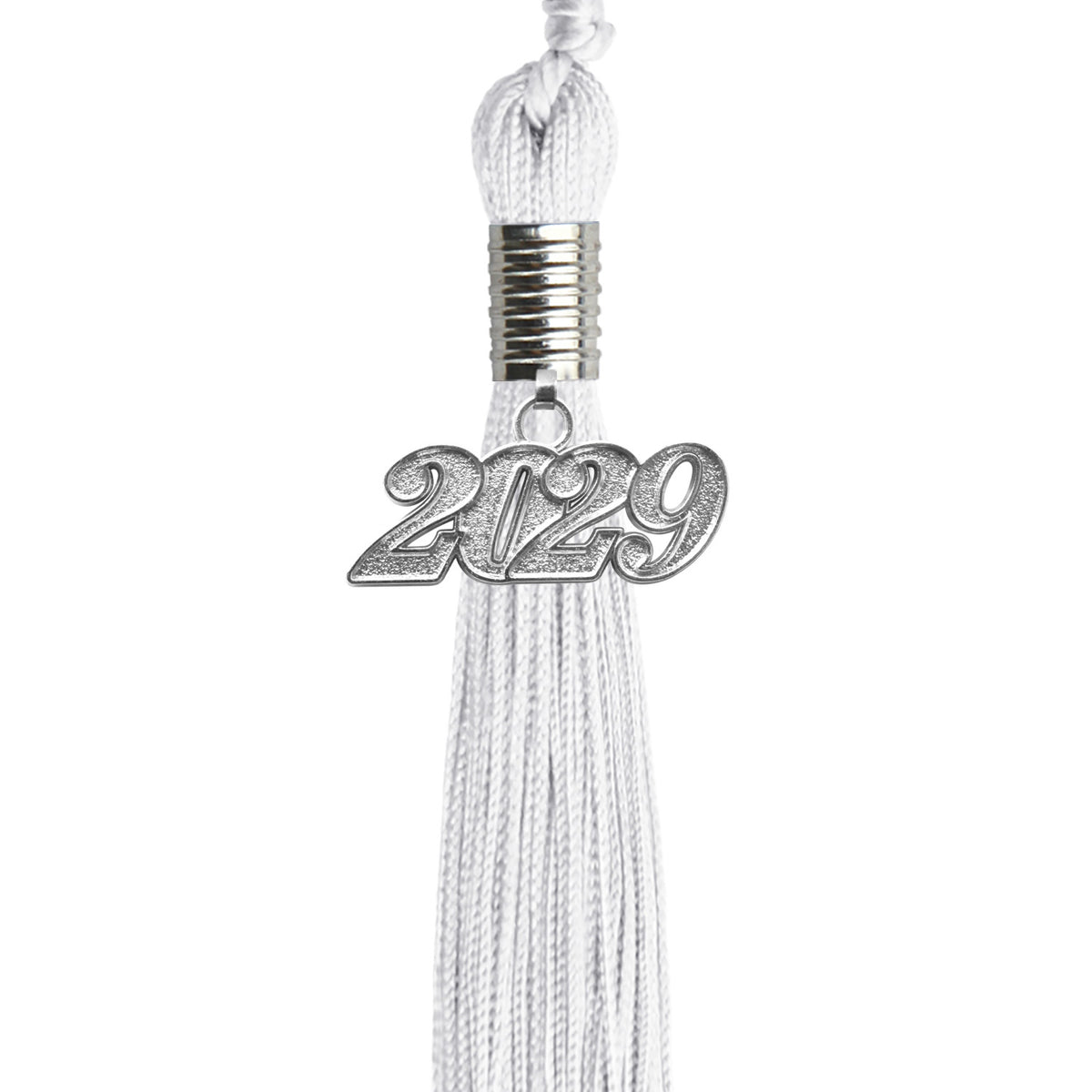 White graduation tassel 2029 secondary