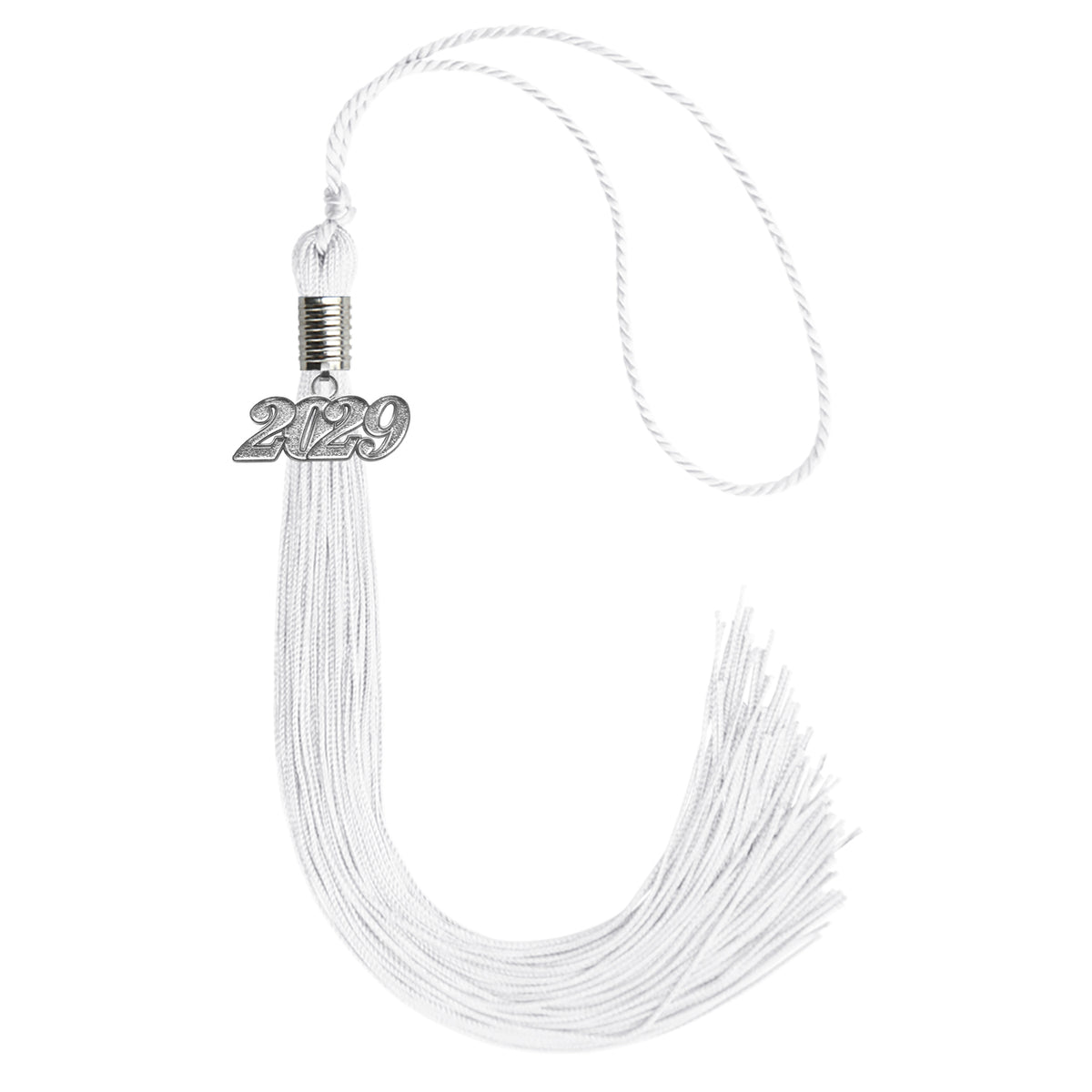 White graduation tassel 2029