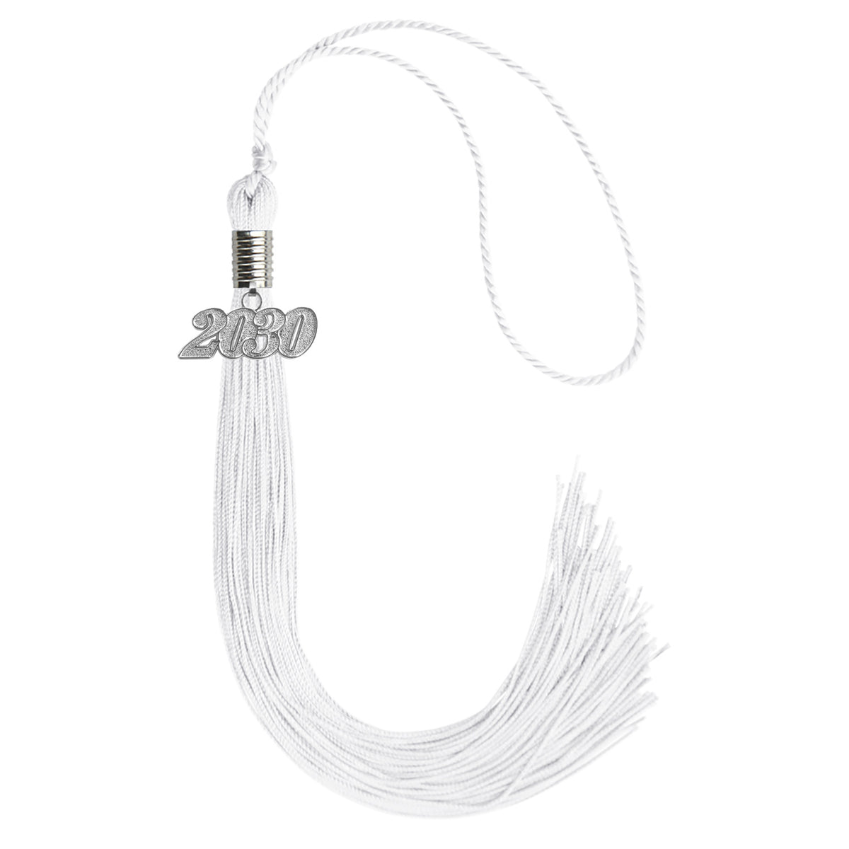 White graduation tassel 2030