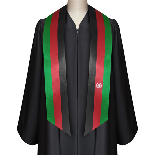 Afghanistan International Graduation Stole/Sash Study Abroad Graduate by Wholesale Grad Supply