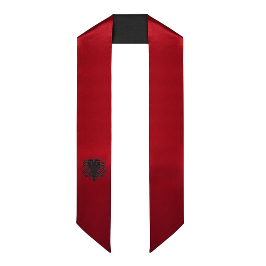 Albania International Graduation Stole/Sash Study Abroad Graduate by Wholesale Grad Supply
