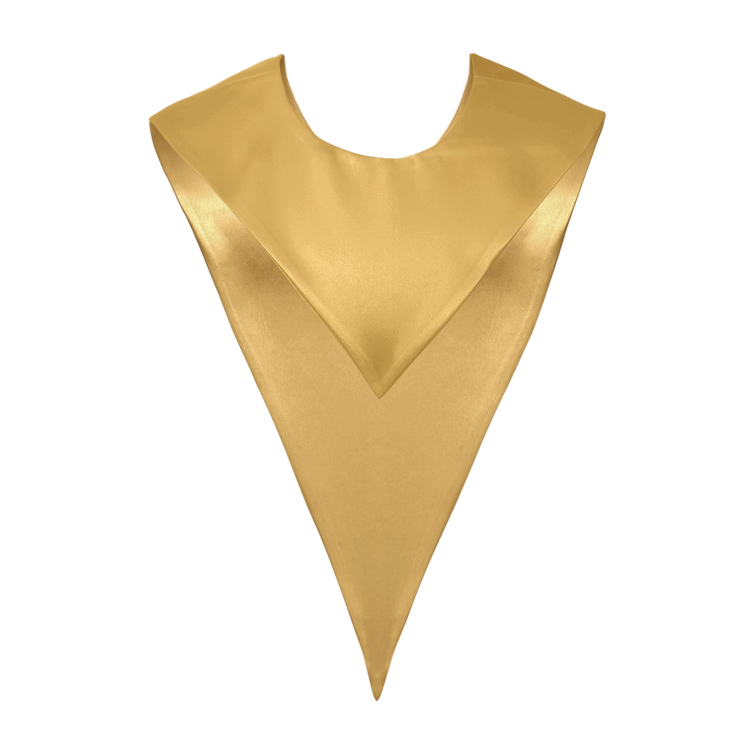 Antique Gold Graduation V-Stole by Wholesale Grad Supply
