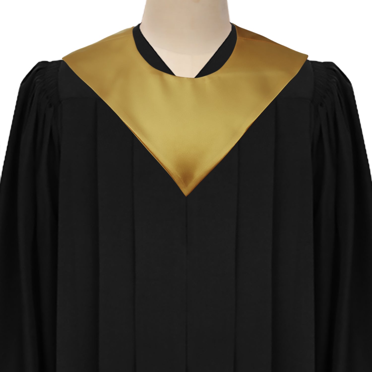 Antique Gold Graduation V-Stole by Wholesale Grad Supply