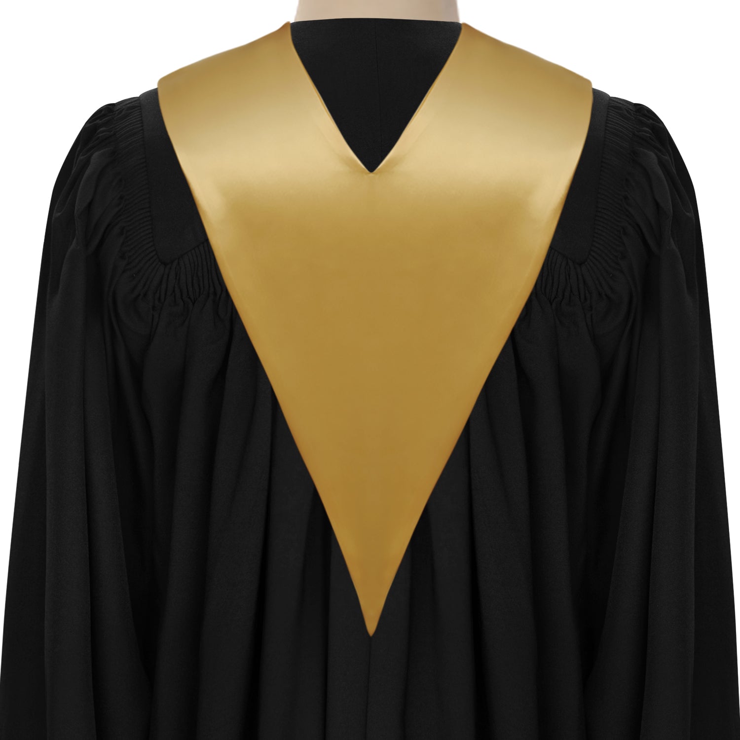 Antique Gold Graduation V-Stole by Wholesale Grad Supply