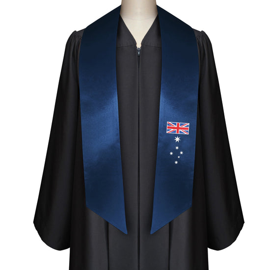 Australia International Graduation Stole/Sash Study Abroad Graduate by Wholesale Grad Supply