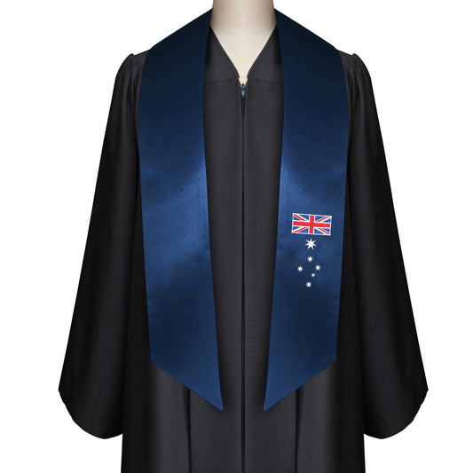 Australia International Graduation Stole/Sash Study Abroad Graduate by Wholesale Grad Supply