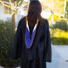 Bachelors Hood For Business, Accounting, Commerce, Industrial, Labor Relations - Drab/Royal Blue/White by Wholesale Grad Supply