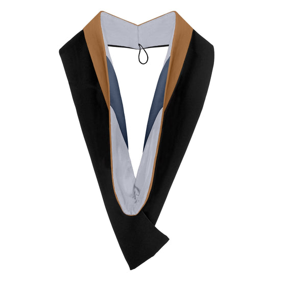 Bachelors Hood For Business, Accounting, Commerce, Industrial, Labor Relations - Drab/Silver/Navy by Wholesale Grad Supply