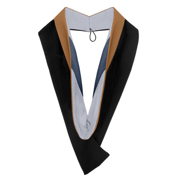 Bachelors Hood For Business, Accounting, Commerce, Industrial, Labor Relations - Drab/Silver/Navy by Wholesale Grad Supply