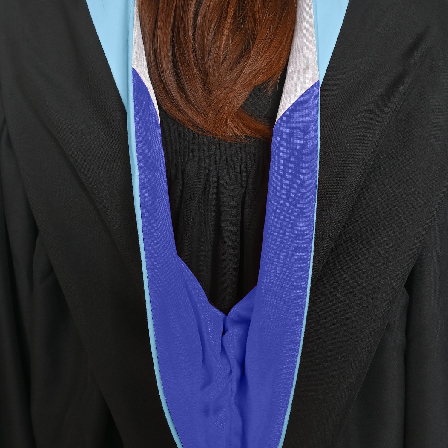 Bachelors Hood For Education, Counseling & Guidance, Arts in Education - Light Blue/Royal Blue/White by Wholesale Grad Supply
