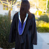 Bachelors Hood For Education, Counseling & Guidance, Arts in Education - Light Blue/Royal Blue/White by Wholesale Grad Supply