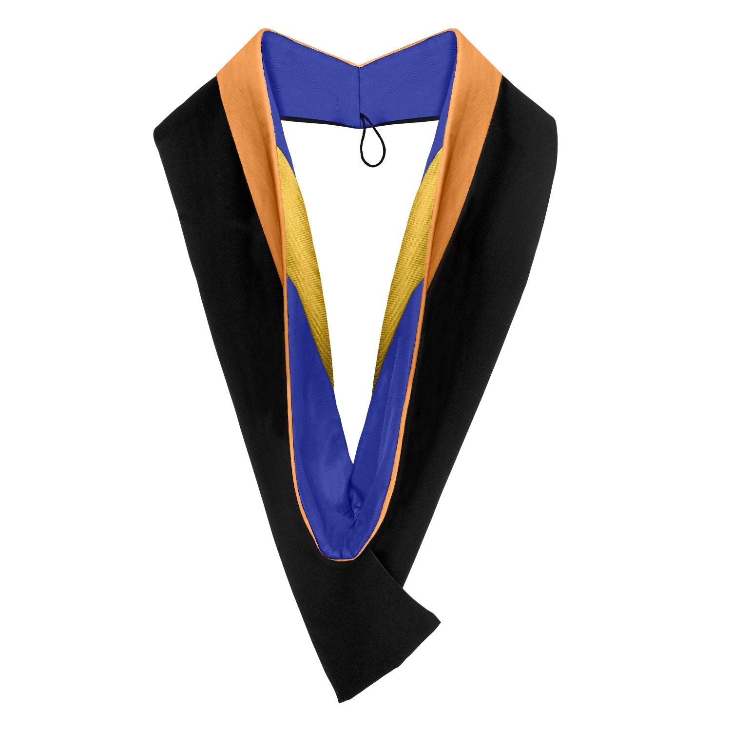 Bachelors Hood For Engineering, Civil Engineering - Orange/Royal Blue/Gold by Wholesale Grad Supply