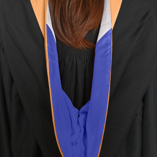 Bachelors Hood For Nursing - Apricot/Royal Blue/White by Wholesale Grad Supply