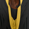 Bachelors Hood For Science, Mathematics, Political Science - Gold/Gold/Black by Wholesale Grad Supply