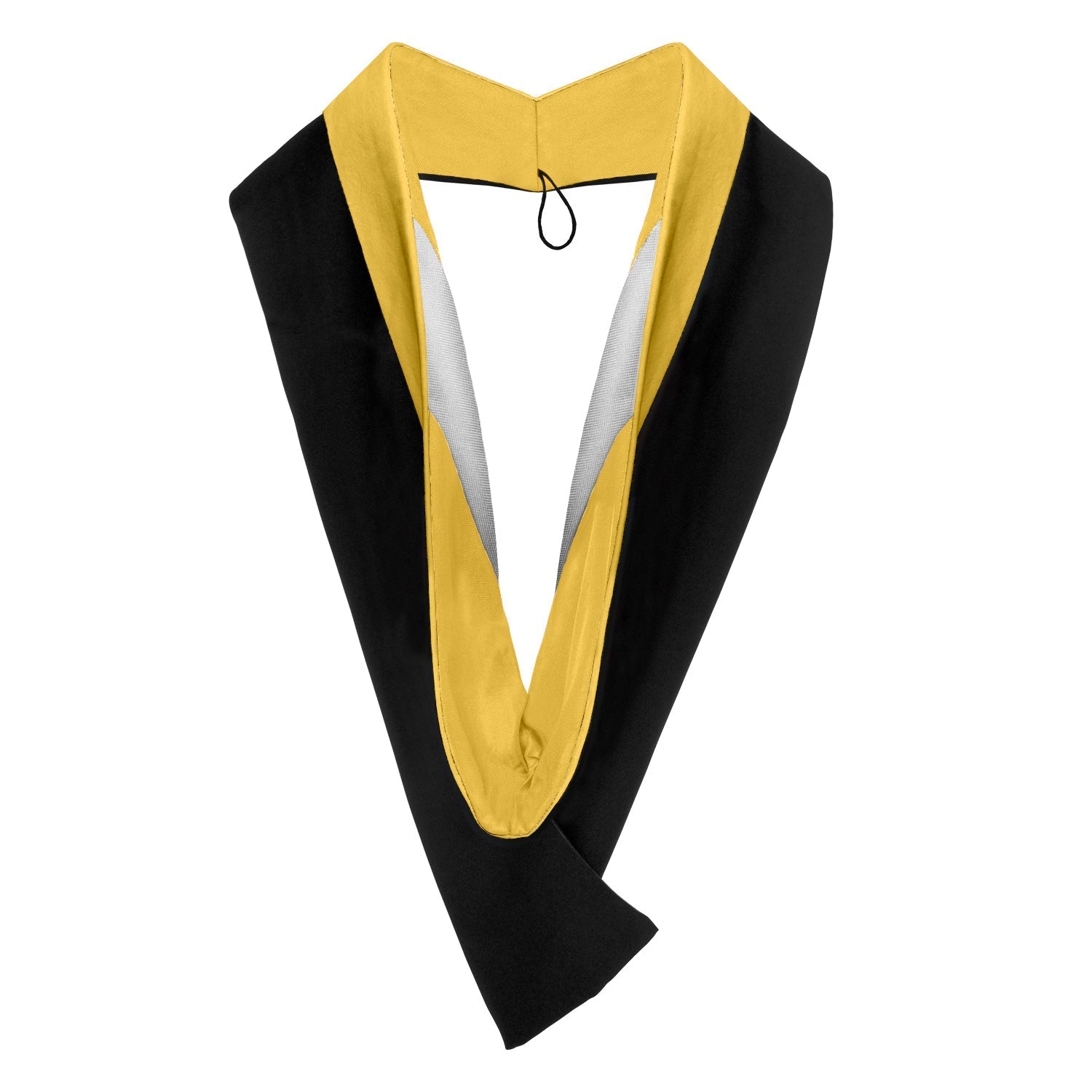 Bachelors Hood For Science, Mathematics, Political Science - Gold/Gold/White by Wholesale Grad Supply