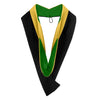 Bachelors Hood For Science, Mathematics, Political Science - Gold/Green/Gold by Wholesale Grad Supply