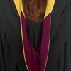 Bachelors Hood For Science, Mathematics, Political Science - Gold/Maroon/Gold by Wholesale Grad Supply
