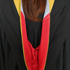 Bachelors Hood For Science, Mathematics, Political Science - Gold/Red/Silver by Wholesale Grad Supply