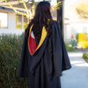 Bachelors Hood For Science, Mathematics, Political Science - Gold/Red/Silver by Wholesale Grad Supply