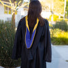 Bachelors Hood For Science, Mathematics, Political Science - Gold/Royal Blue/Gold by Wholesale Grad Supply