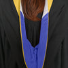 Bachelors Hood For Science, Mathematics, Political Science - Gold/Royal Blue/White by Wholesale Grad Supply